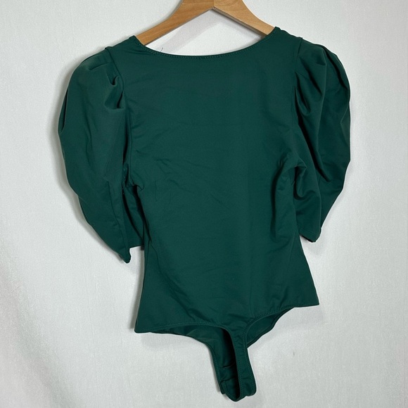 Free People Va Va Voop Bodysuit - evergreen - small - Picture 6 of 7